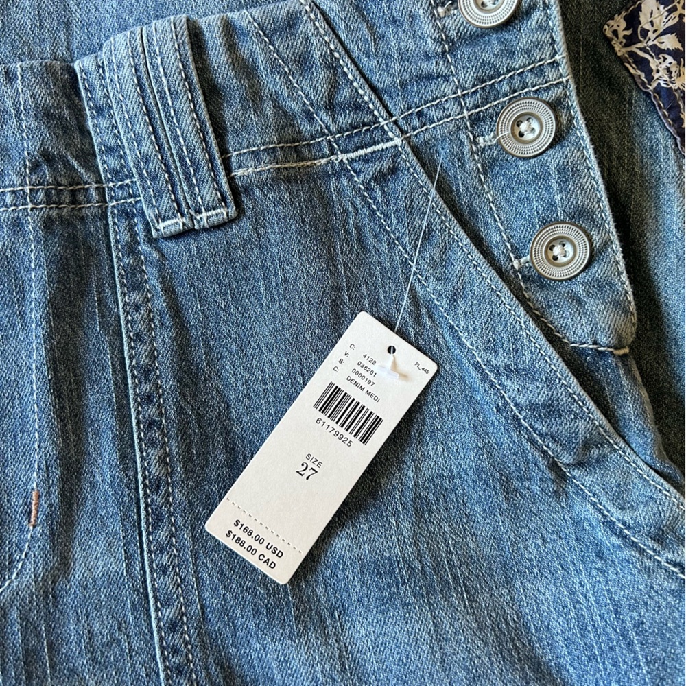 Anthropologie Pilcro Patchwork Overalls - Picture 5 of 7
